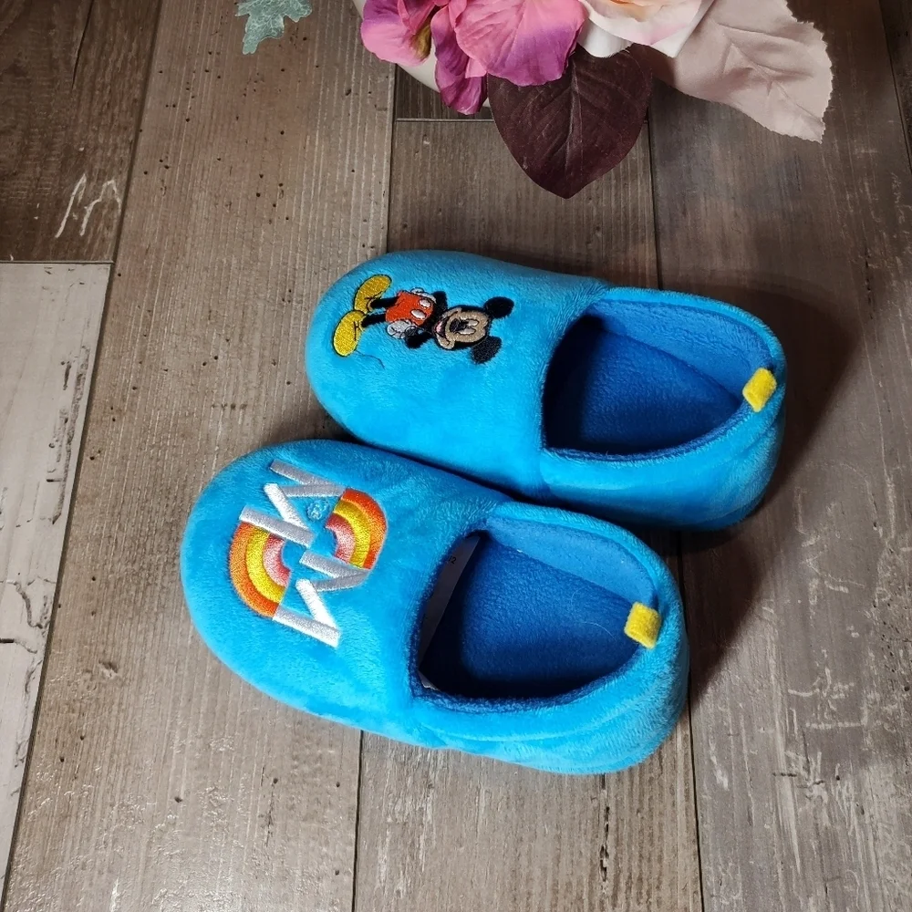 Disney Collection Kids Boys Mickey and Friends Mickey Mouse Slip-On Slippers